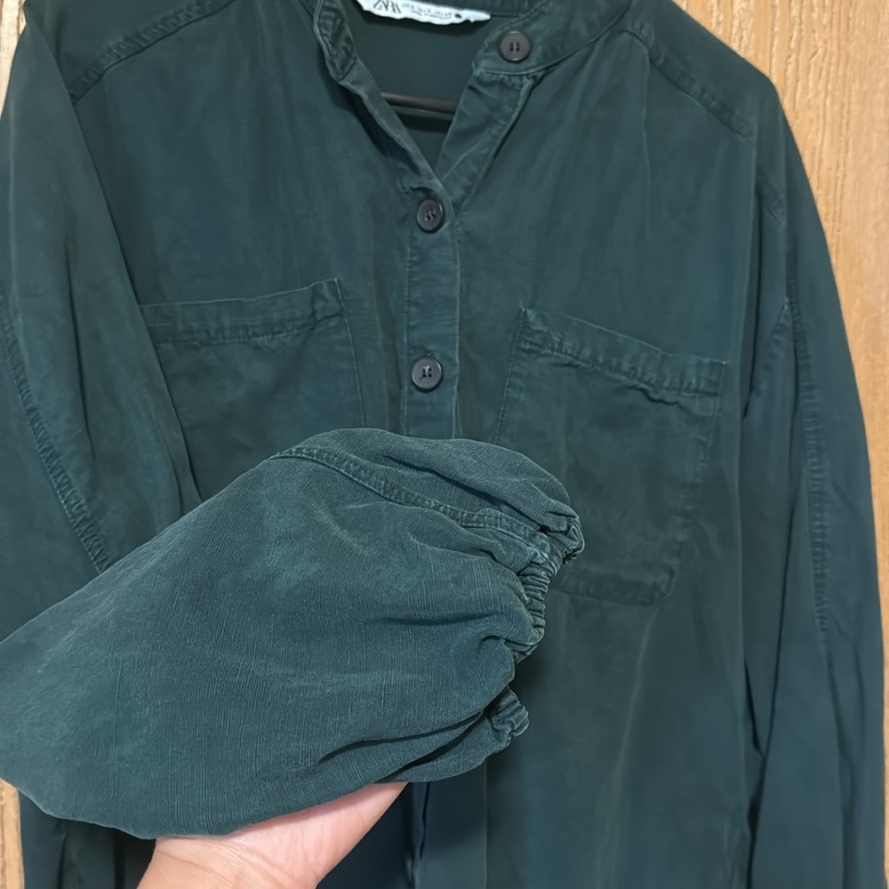 Zara Forest Green Top - Picture 4 of 4